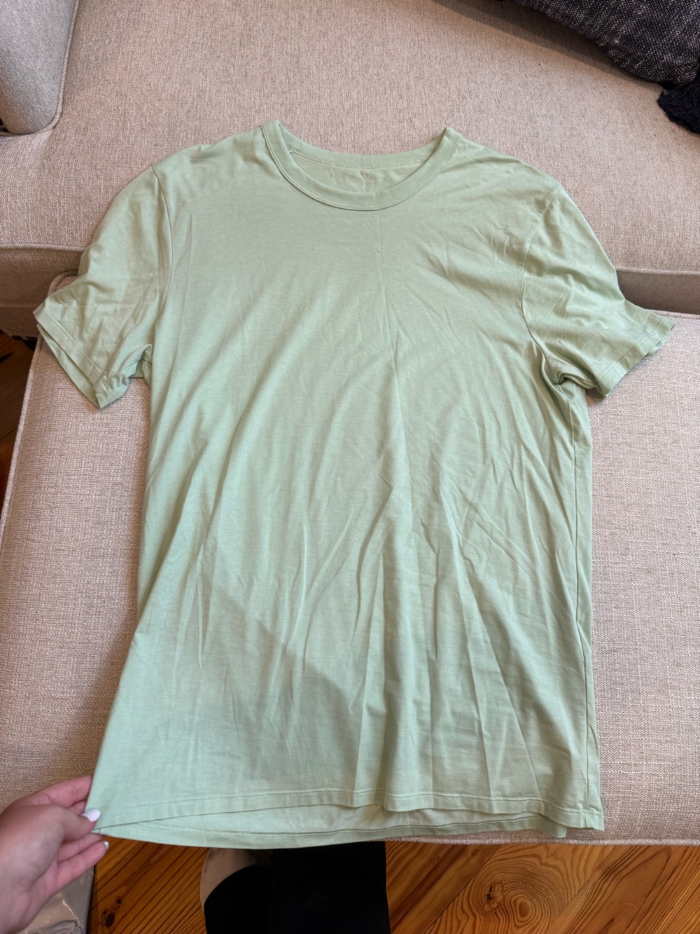 lululemon athletica Short Sleeve Tee in Light Sage Green